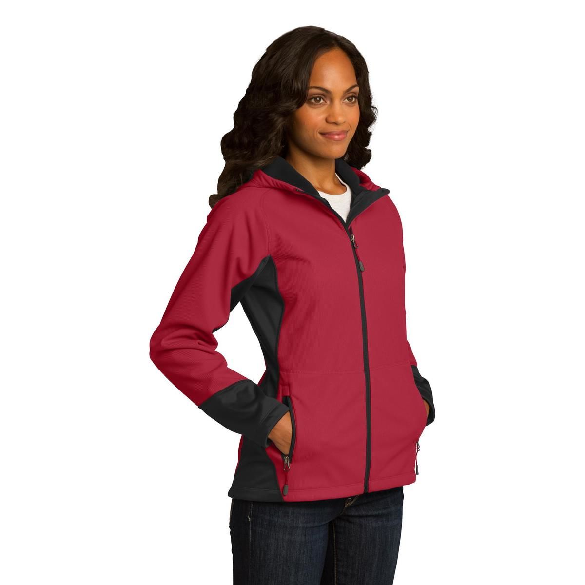 port authority soft shell jacket with hood