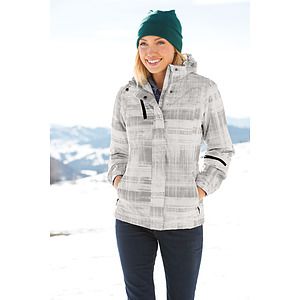 DISCONTINUED Port Authority Ladies Brushstroke Print Insulated Jacket. L320