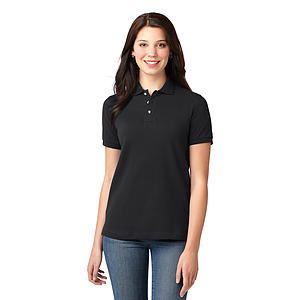 Port Authority Women's Heavyweight Cotton Pique Polo. L420