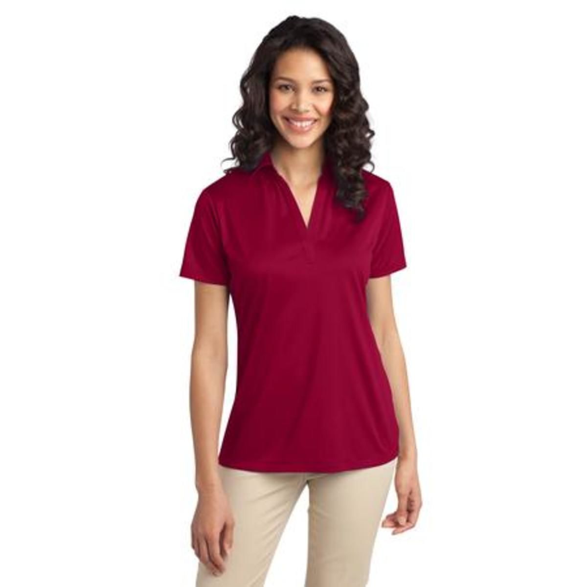 Port Authority Women's Silk Touch Performance Polo. L540