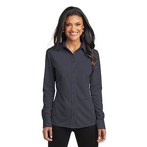 Port Authority Women's Dimension Knit Dress Shirt. L570