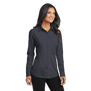 Port Authority Women's Dimension Knit Dress Shirt. L570
