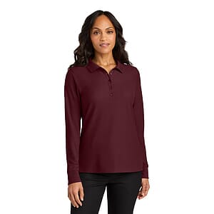 Port Authority Women's Wearever Signature Pique Long Sleeve Polo LK200LS
