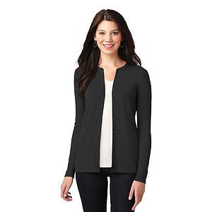 Port Authority Women's Concept Stretch Button-Front Cardigan. LM1008