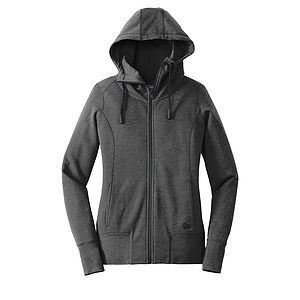 New Era Women's Tri-Blend Fleece Full-Zip Hoodie. LNEA511