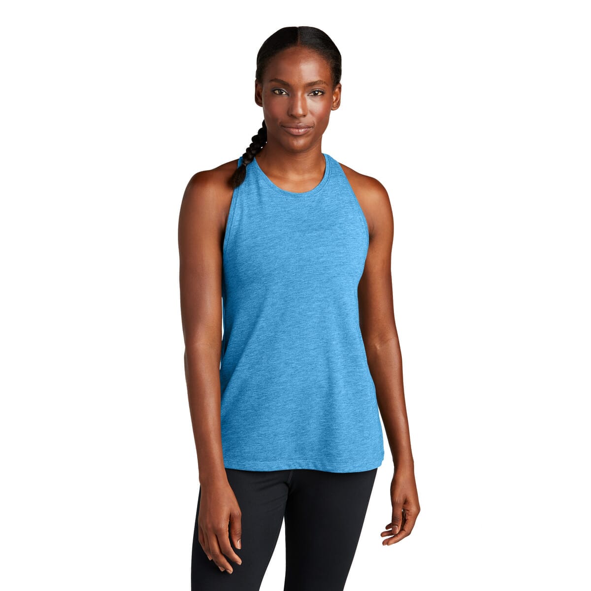 Sport-Tek Women's PosiCharge Tri-Blend Wicking Tank. LST402