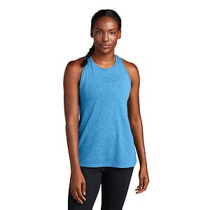 Sport-Tek Women's PosiCharge Tri-Blend Wicking Tank. LST402
