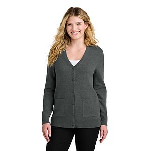 Port Authority Women's Easy Care Button-Up Cardigan Sweater LSW4150