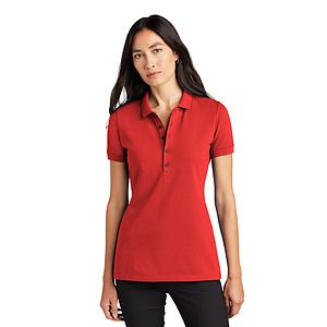Mercer+Mettle Women's Stretch Heavyweight Pique Polo MM1001