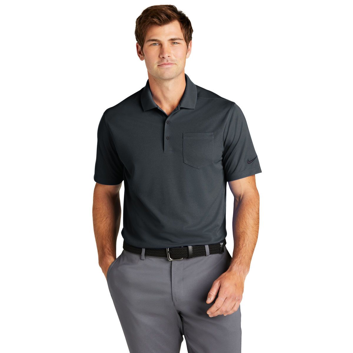 CNKDC2103 Nike Dri-FIT Micro Pique 2.0 Pocket Polo 