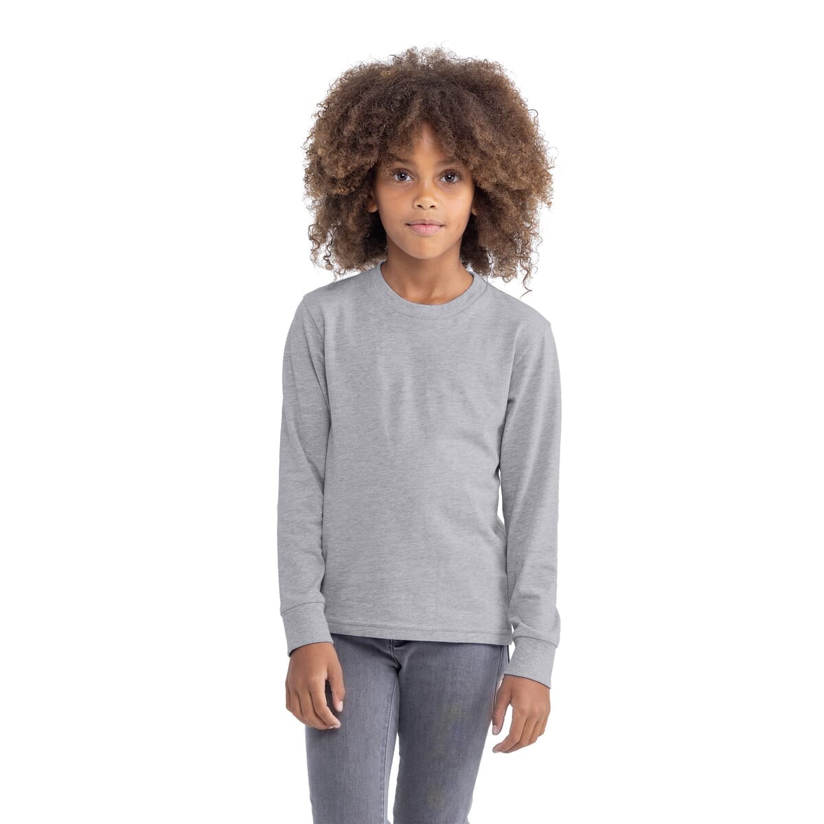 Next Level Apparel Youth Cotton Long Sleeve Tee NL3311