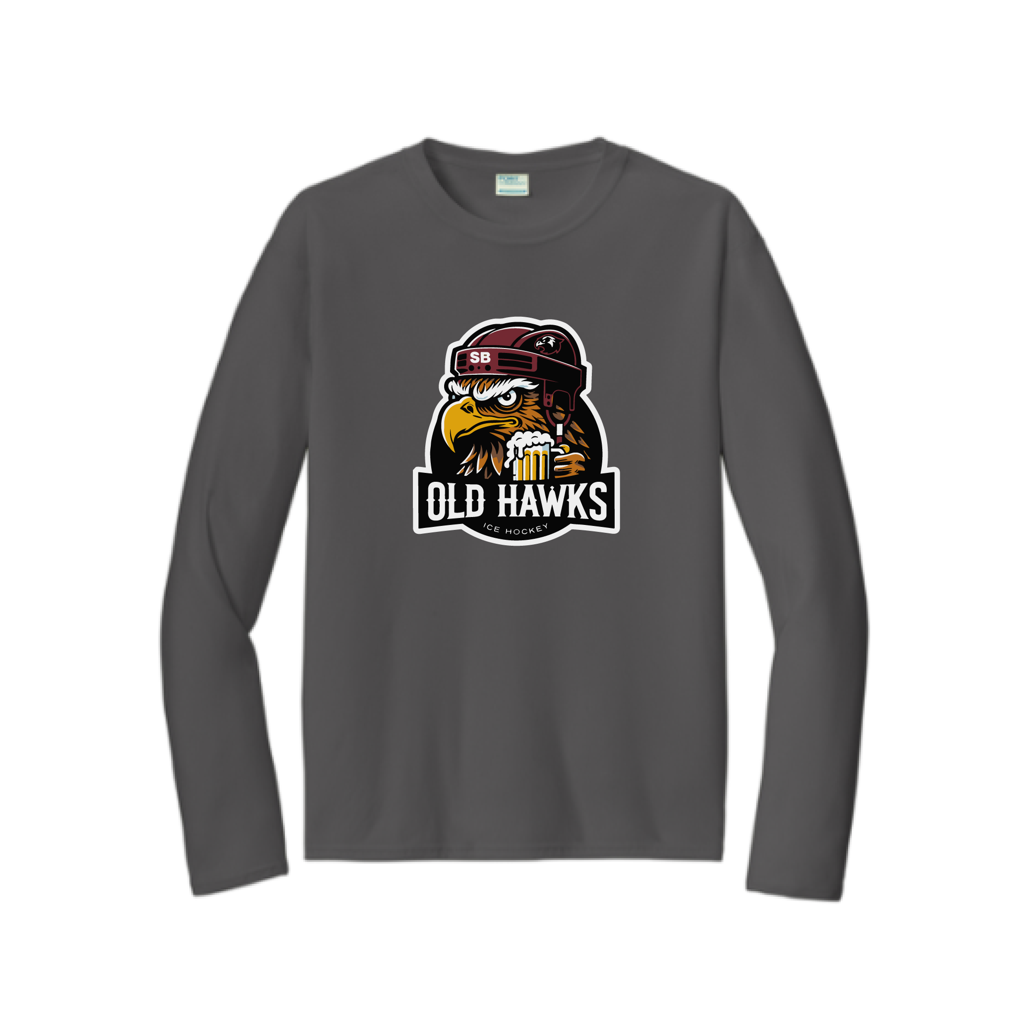 Old Hawks Port & Co Long Sleeve Performance Tee (Full)