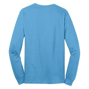 Port & Co Long Sleeve Core Cotton Tee. PC54LS
