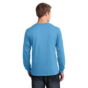 Port & Co Long Sleeve Core Cotton Tee. PC54LS