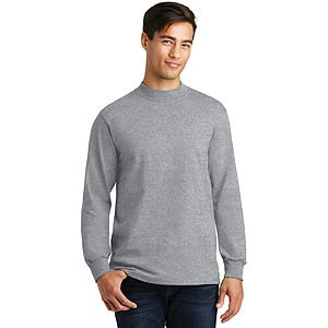 Port & Co Essential Mock Turtleneck. PC61M