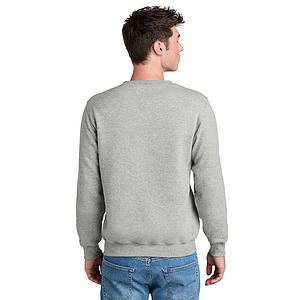 Port & Co Core Fleece Crewneck Pocket Sweatshirt PC78PKT