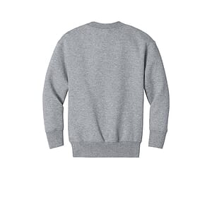 Port & Co Youth Core Fleece Crewneck Pocket Sweatshirt PC78YPKT