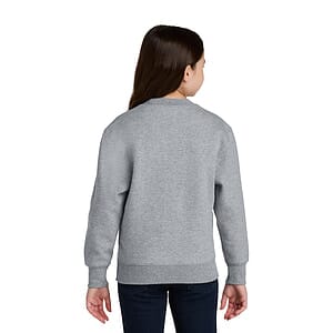 Port & Co Youth Core Fleece Crewneck Pocket Sweatshirt PC78YPKT