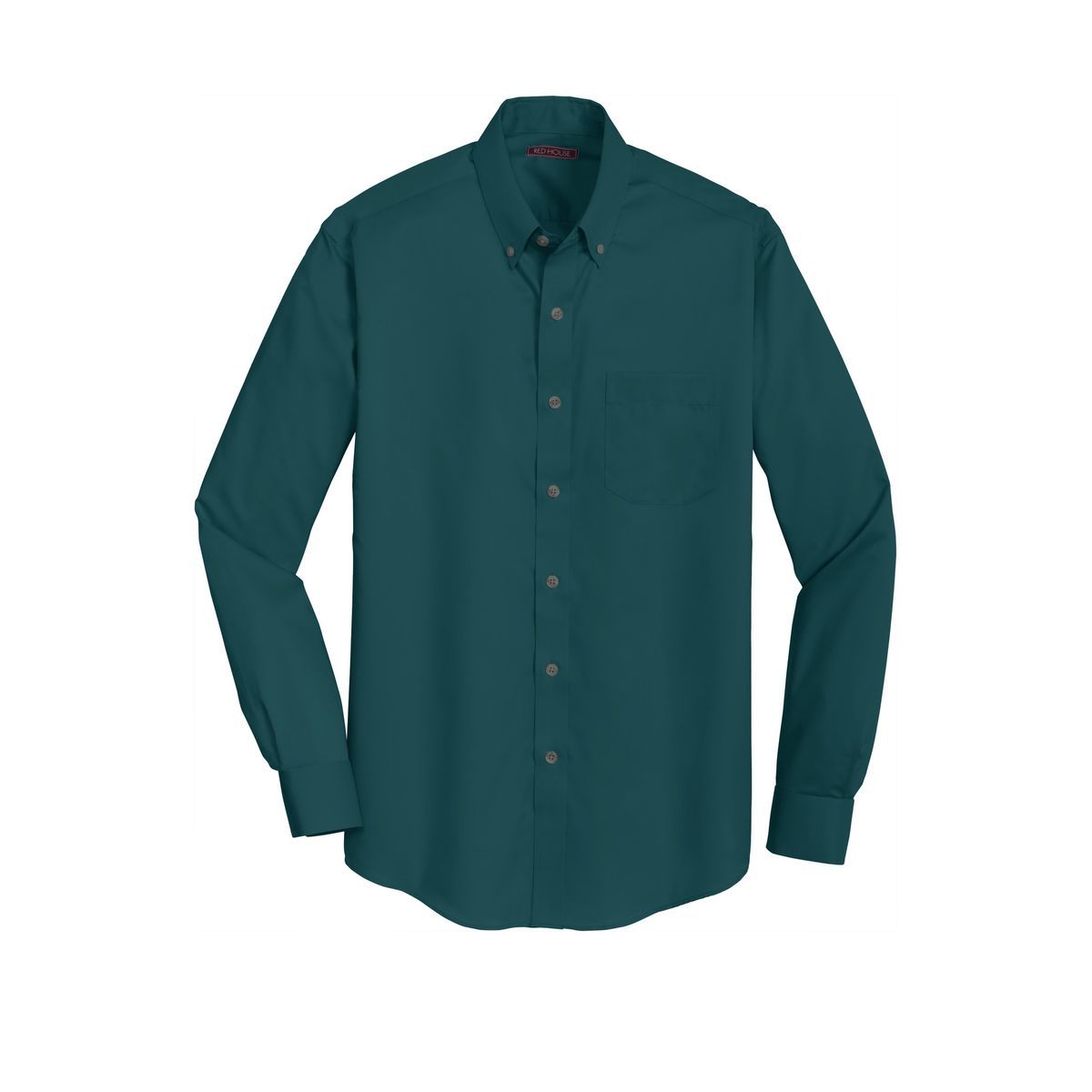 Red house non-iron twill shirt. rh78 