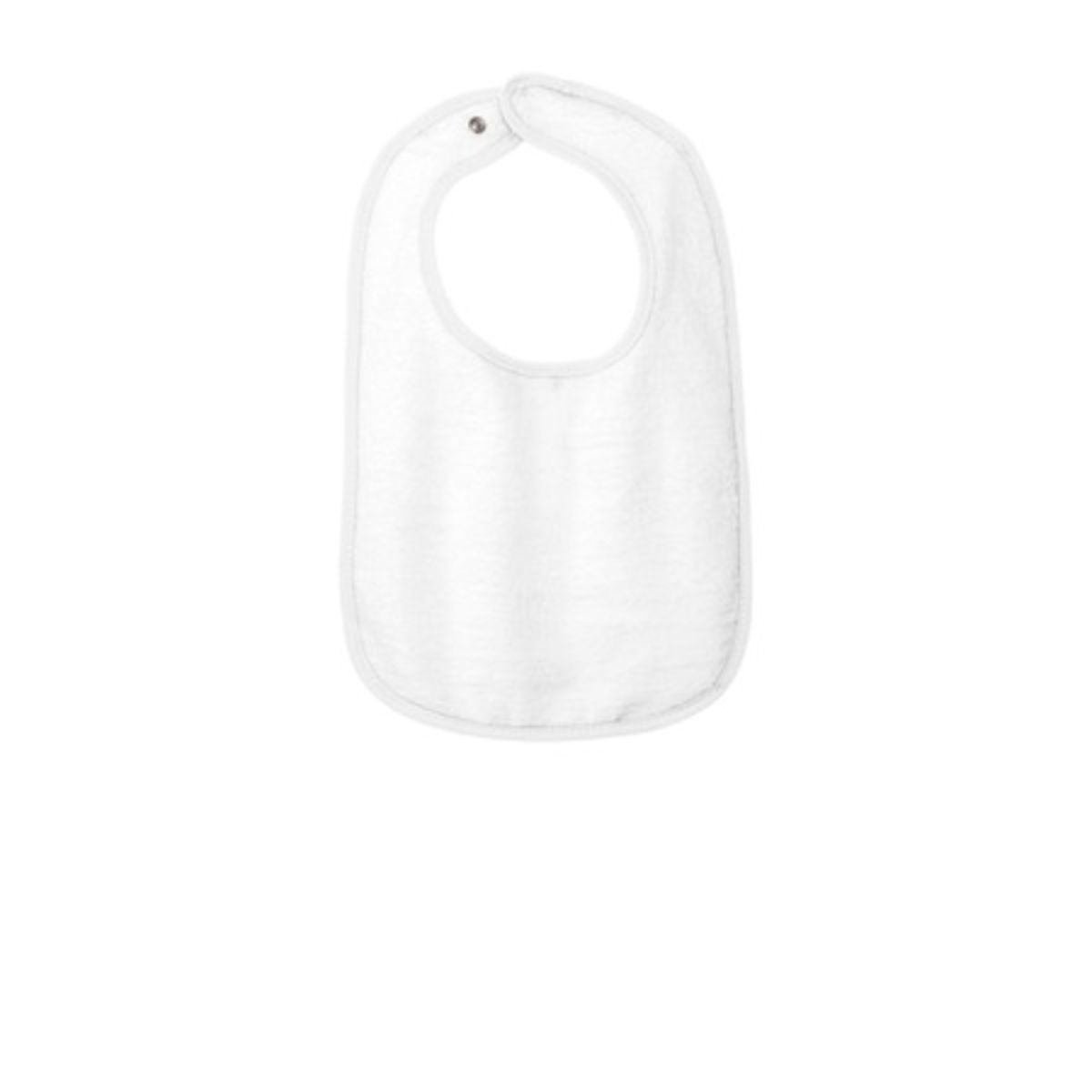 Rabbit skins infant contrast trim terry bib. rs1003 Brandextenders