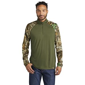 Russell Outdoors Realtree Colorblock Performance 1/4-Zip RU152