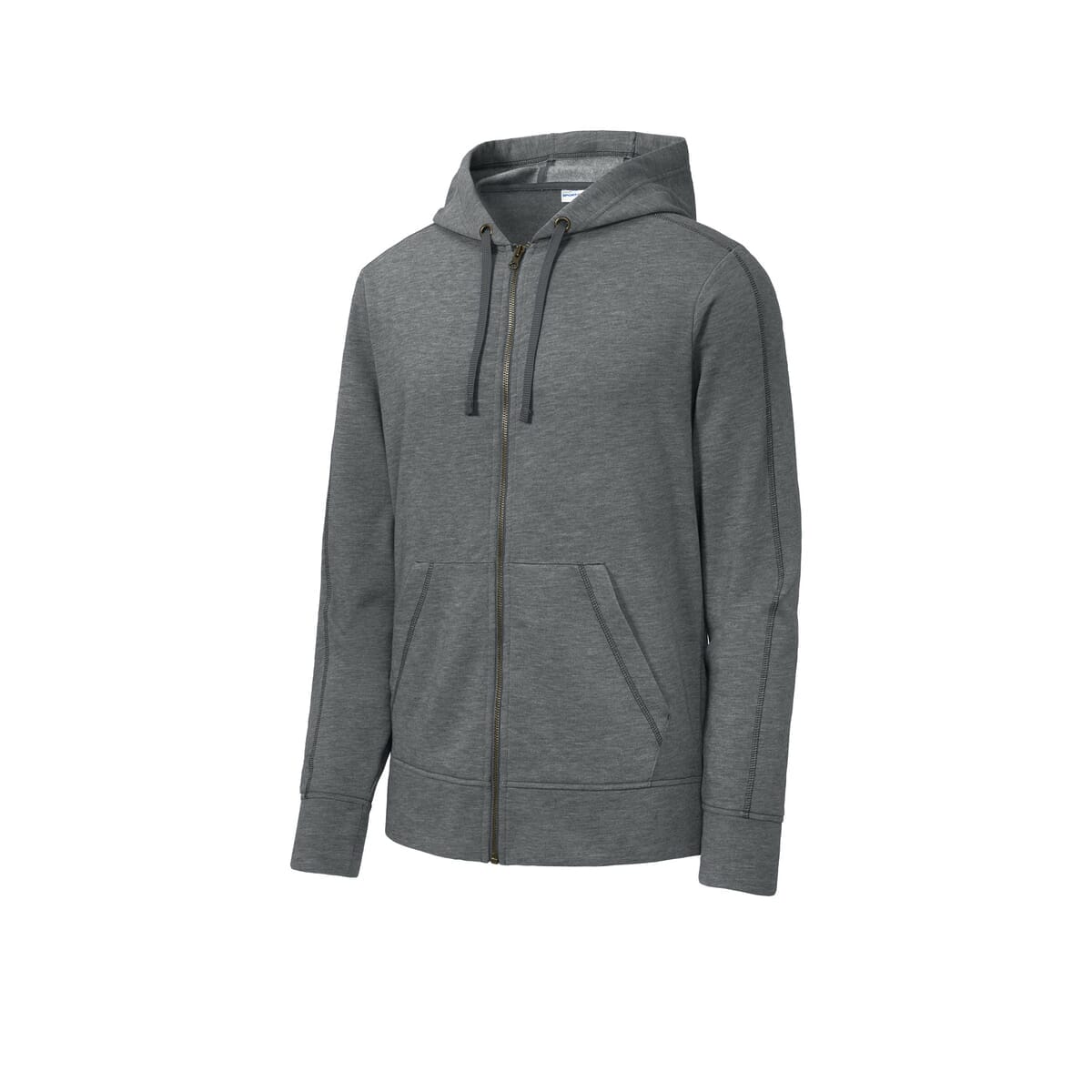 Sport-Tek PosiCharge Tri-Blend Wicking Fleece Full-Zip Hooded Jacket ST293