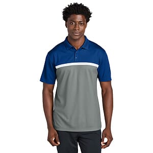 Sport-Tek UV Micropique Colorblock Polo ST741