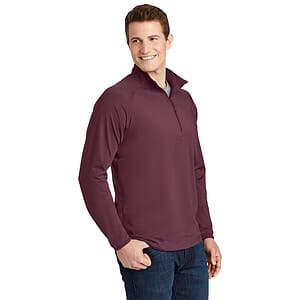 Sport-Tek Sport-Wick Stretch 1/4-Zip Pullover. ST850