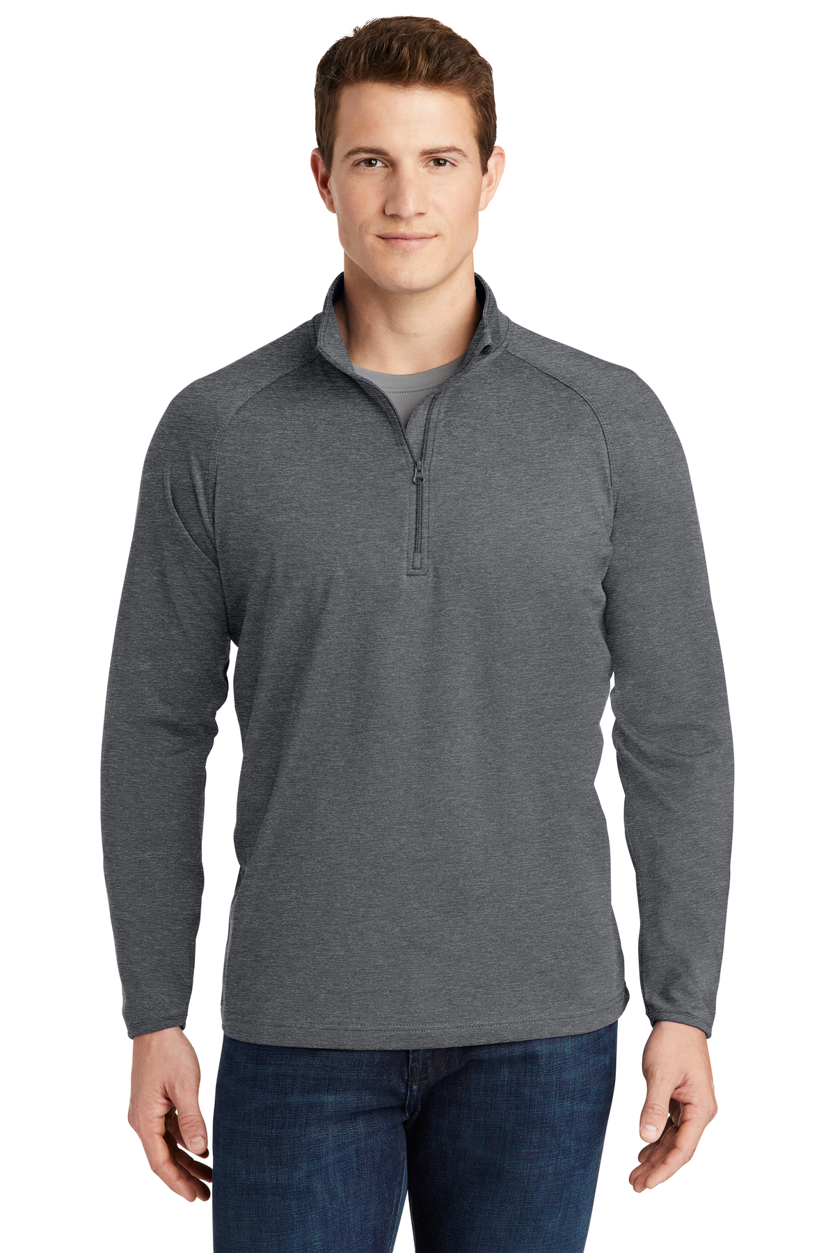 Sport-Tek Sport-Wick Stretch 1/4-Zip Pullover. ST850