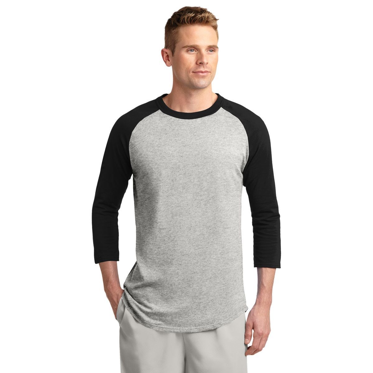 Sport-Tek Colorblock Raglan Jersey. T200