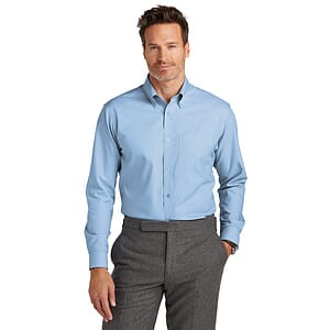 Brooks Brothers Tall Wrinkle-Free Stretch Nailhead Shirt TBB18002
