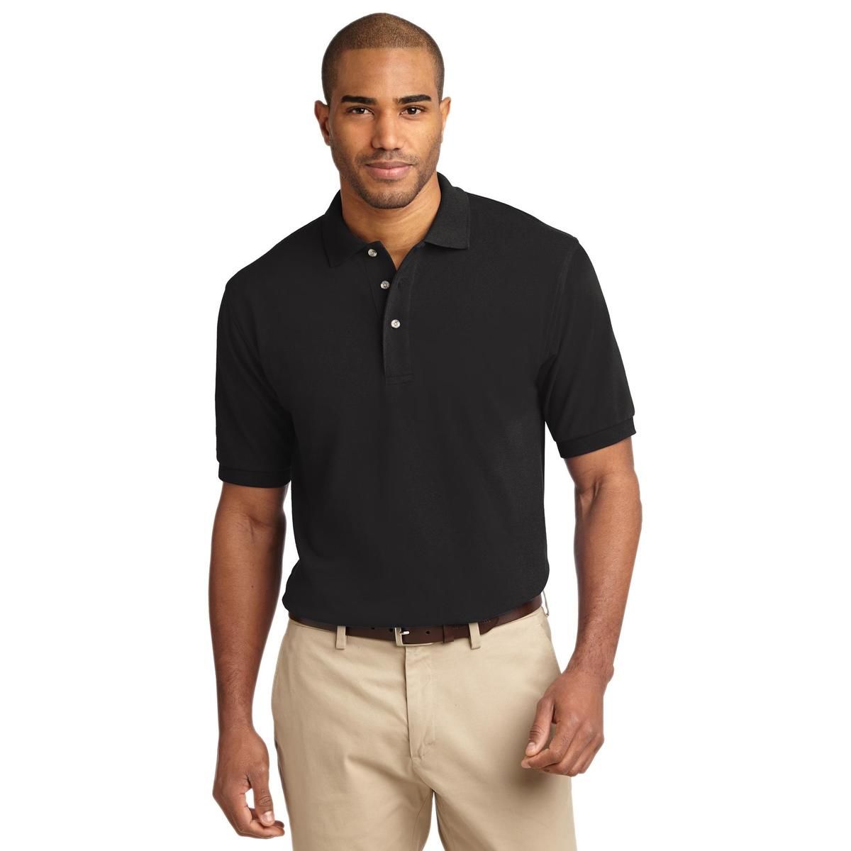 Port Authority Tall Heavyweight Cotton Pique Polo. TLK420