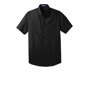 Port Authority Short Sleeve Carefree Poplin Shirt. W101