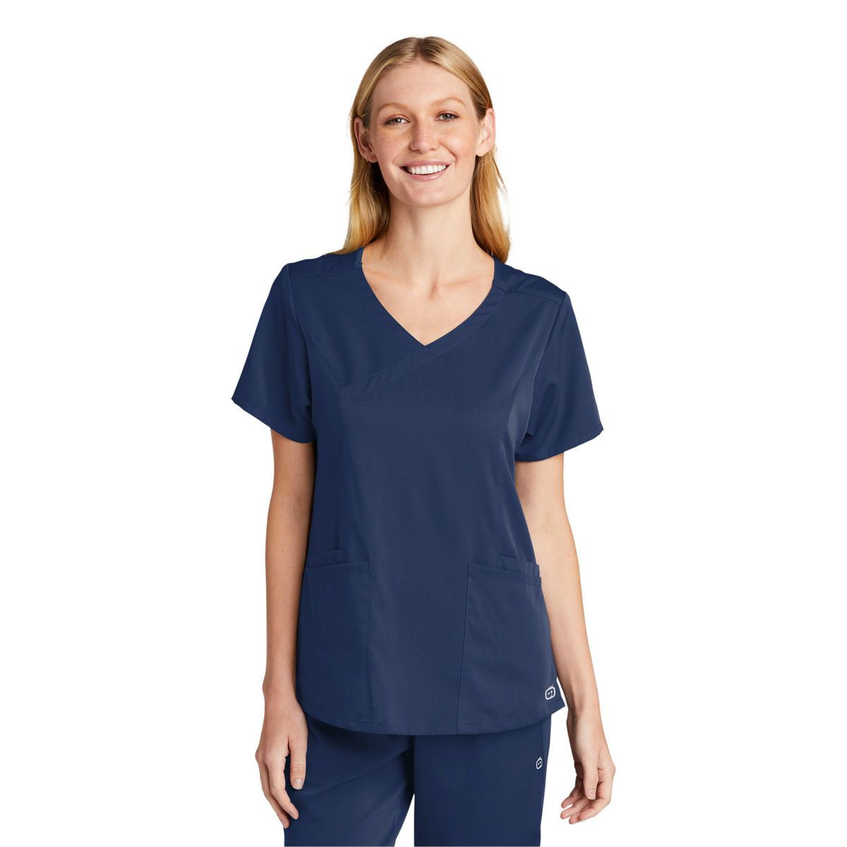 Wink Women's Premiere Flex Mock Wrap Top WW4268