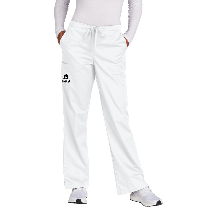 Wink Women's Petite WorkFlex Flare Leg Cargo Pant WW4750P