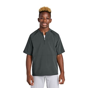 Sport-Tek Youth Repeat 1/2-Zip Short Sleeve Jacket YJST489