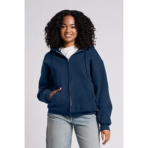 Jerzees Rugged Unisex Full-Zip Hooded Sweatshirt Z12M