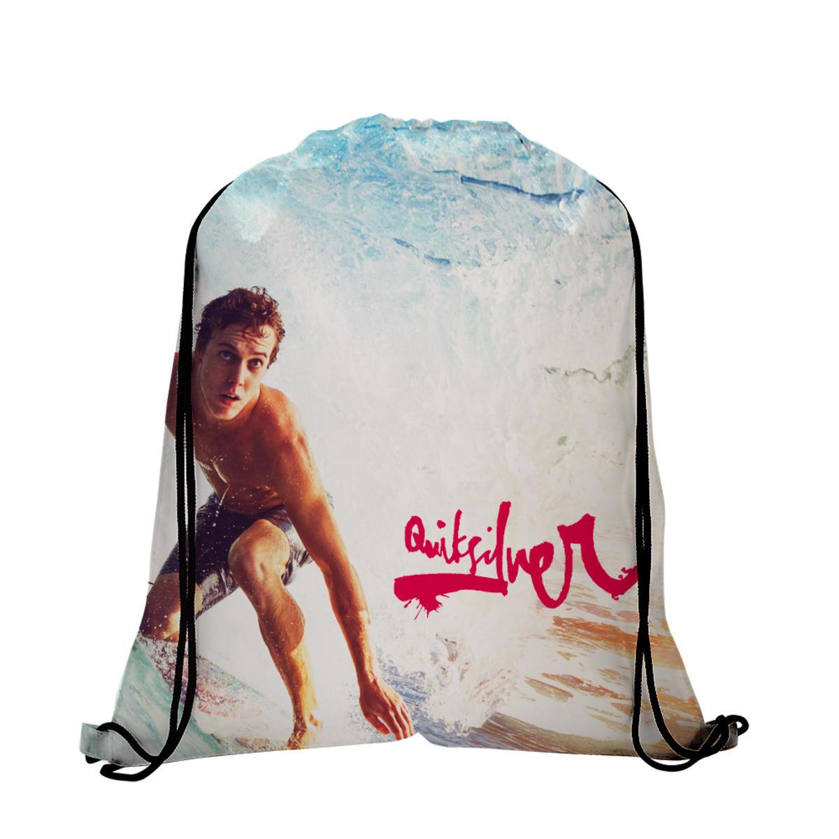 Sublimated Drawstring Backpack Promotional Dye-Sublimated Drawstring Backpack Personalized With Your ...
