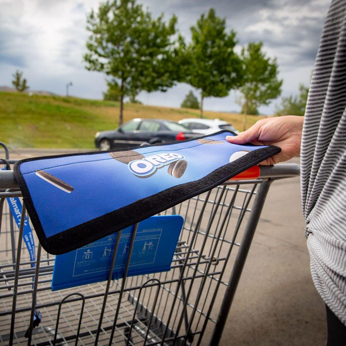 Dyesublimated shopping cart handle cover Corporate Specialties