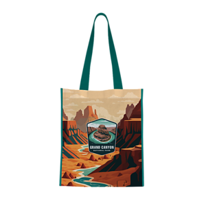 Import Square Off Laminated Non-Woven Tote
