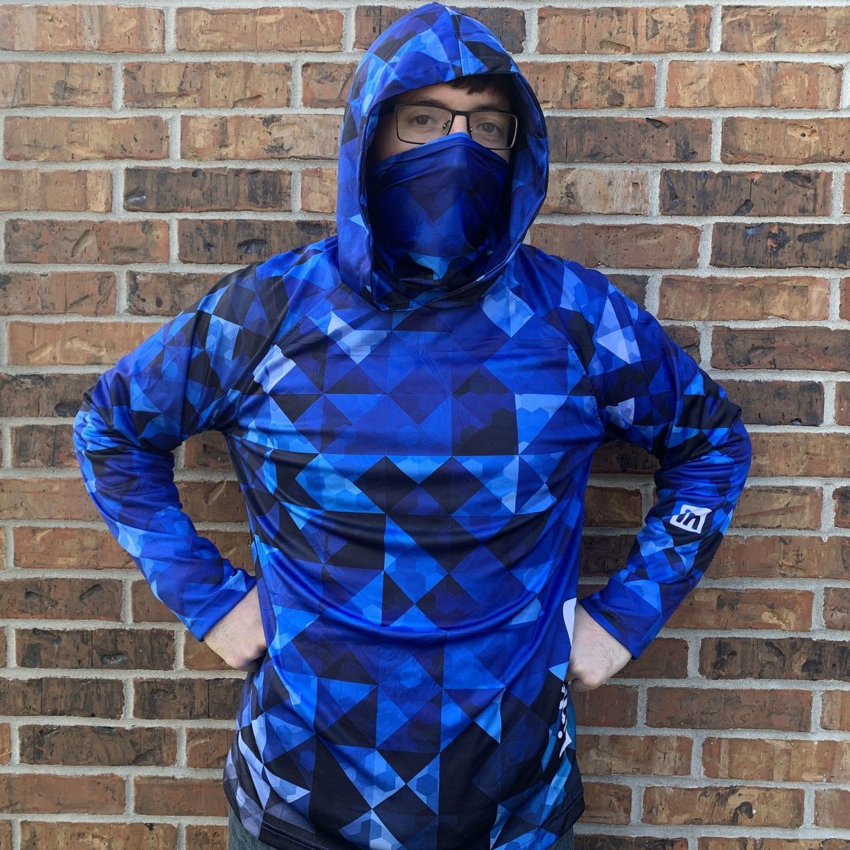 Promotional Complete custom polyester hoodie shirt with gaiter