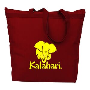 Zippered Tote Bag