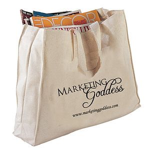 Canvas Gusset Tote Bag