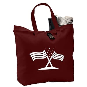 Canvas Zipper Tote Bag