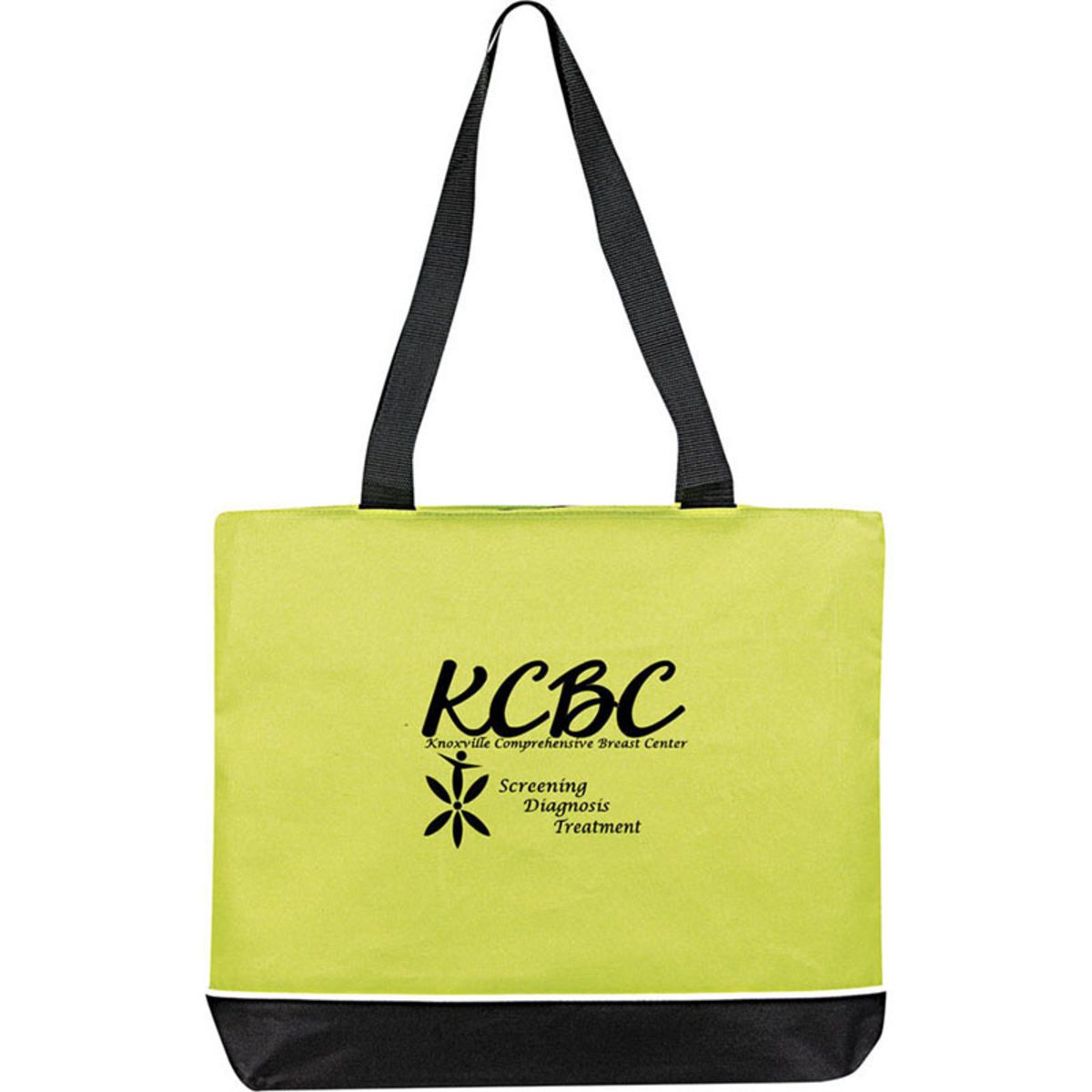 Contrast Zip Tote