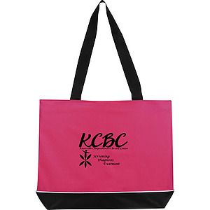 Contrast Zip Tote