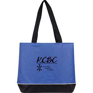 Contrast Zip Tote