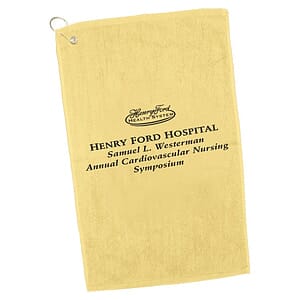 Colored Hand Towel Hemmed