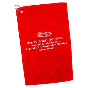 Colored Hand Towel Hemmed