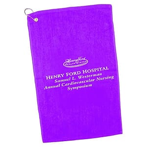 Colored Hand Towel Hemmed